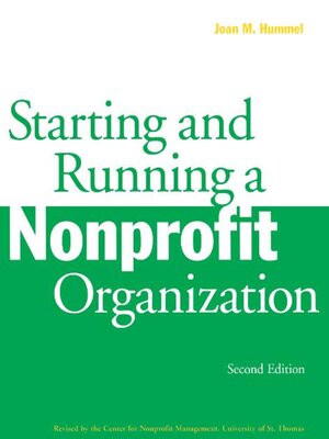 Starting and Running a Nonprofit Organization - ebook